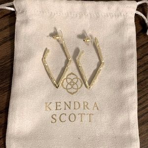 Kendra Scott Rylan hoop earring in gold